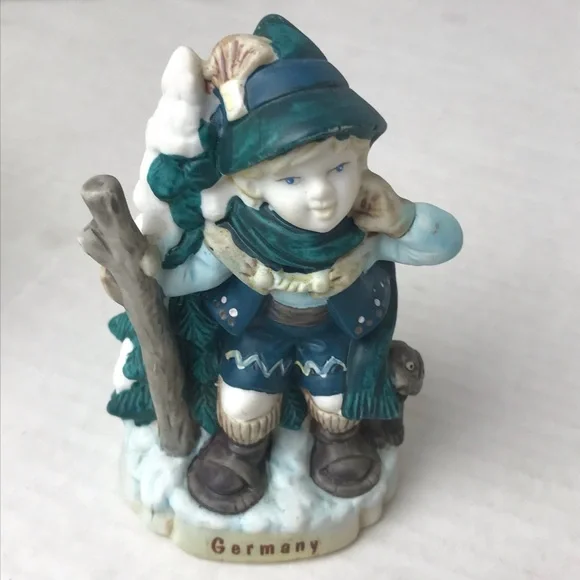 Holiday | Vintage 1992 Matte Ceramic Children Of The World Germany